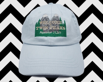 Welcome To Twin Peaks Embroidered Cap