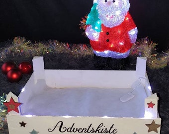 Adventskiste weiß