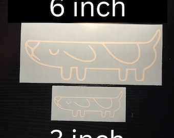 Bluey “Long Dog” decal