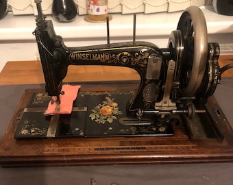 Rare Antique Winselmann Hera Sewing Machine