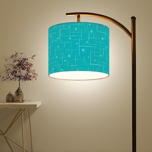 MCM Atomic Floor Lamp 1950s Style Retro Lamp for Living Room Office Bedroom Mid Century Modern Design Floor Lamp Vintage Unique Design Lamp