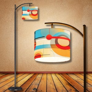 MCM Atomic Floor Lamp 1950s Style Retro Lamp for Living Room Office Bedroom Mid Century Modern Design Floor Lamp Vintage Unique Design Lamp