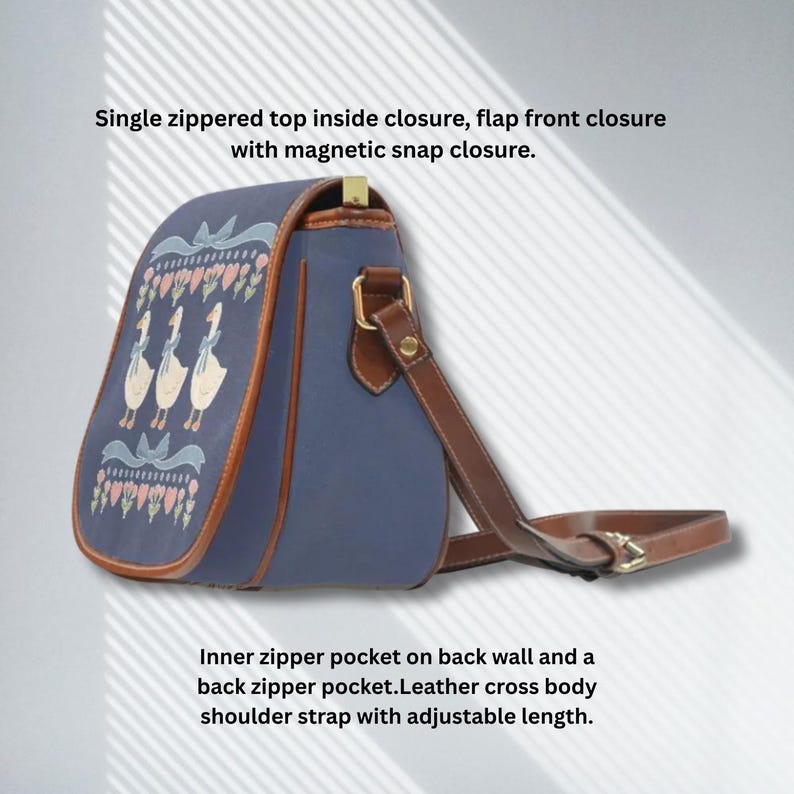 Fun novelty purse for goose lovers, practical for daily use and makes a standout fashion gift