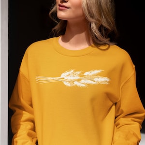 Pyrex Autumn Harvest Pattern Sweatshirt Pyrex Harvest Wheat Inspired Sweatshirt Gift for Pyrex Collector Pyrex Gift Fall Harvest Decor