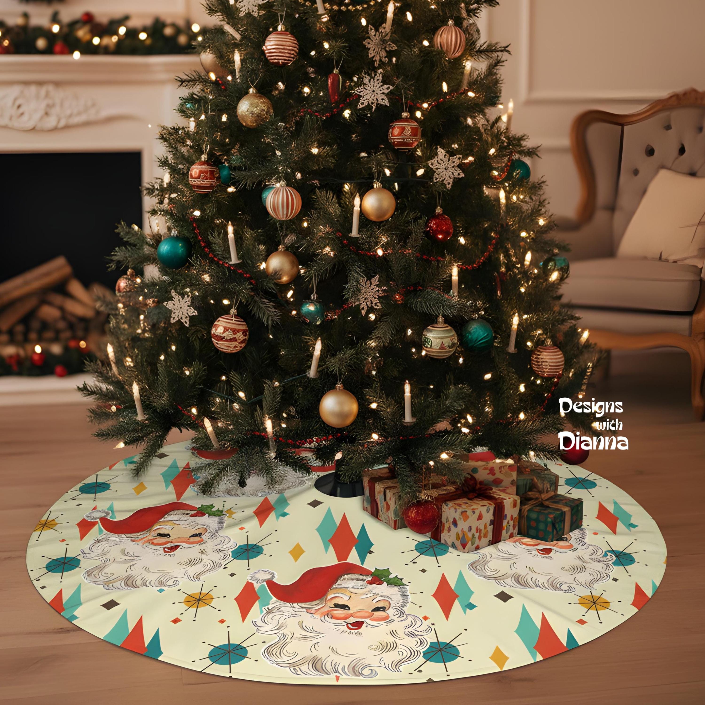 Midcentury modern tree skirt - Etsy 日本