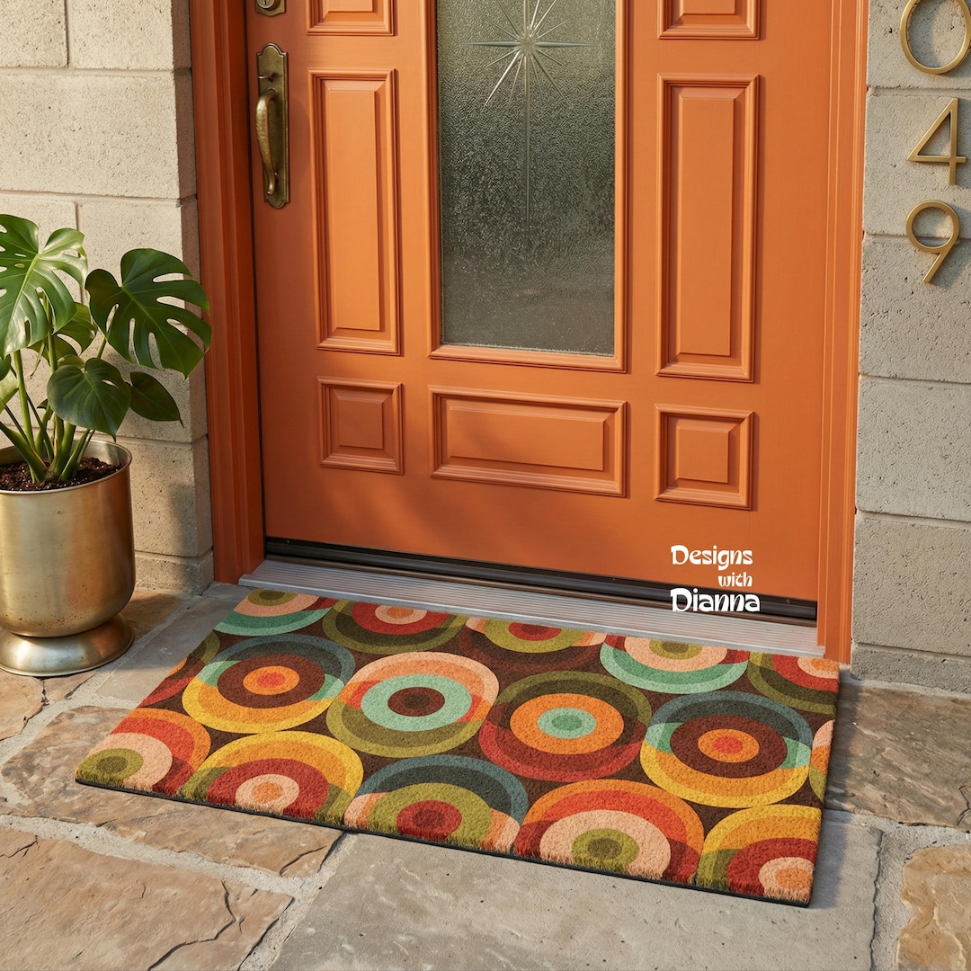Mid Century Modern Doormat