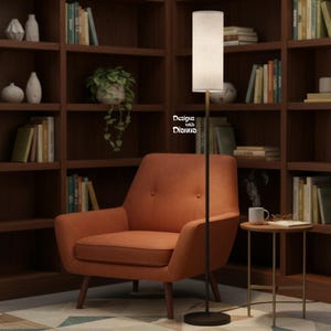 Minimalist Floor Lamp Mid Century Modern Accent Lighting Home Office Decor MCM Abstract Retro Lighting for Contemporary Housewarming Gift