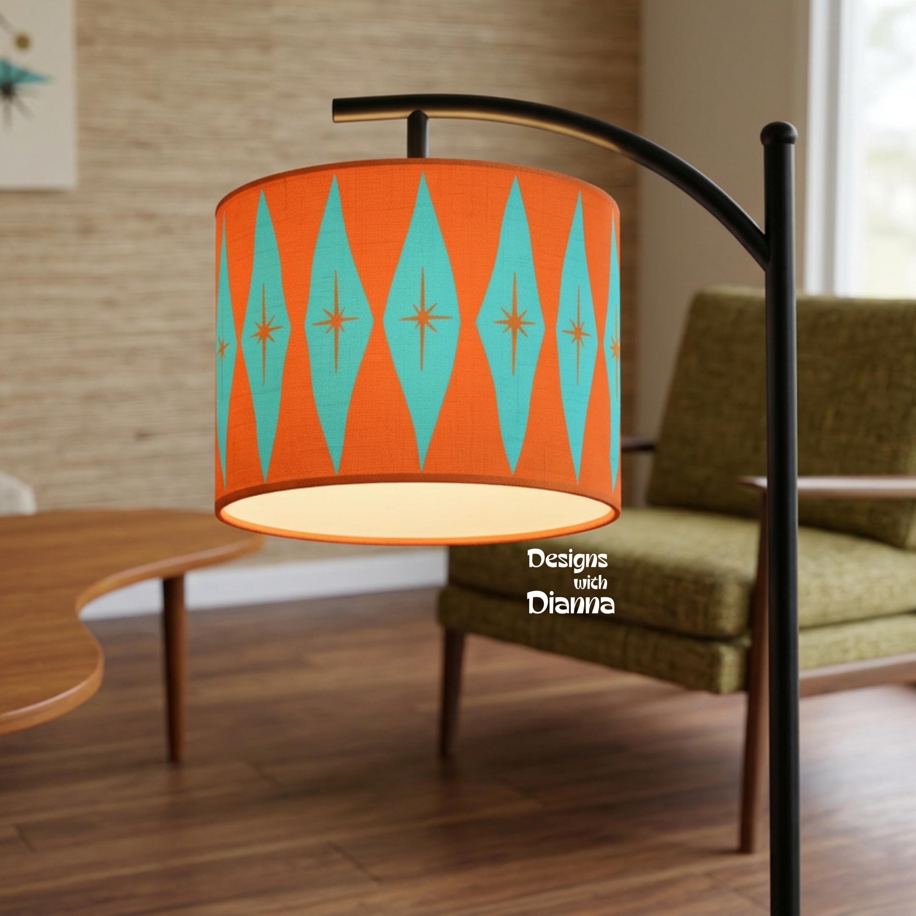 Orange Arc Lamp - Etsy