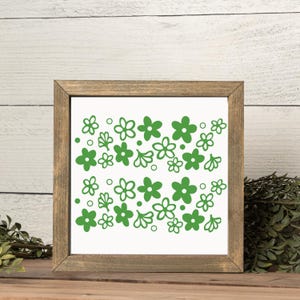 Inspired Pyrex Crazy Daisy Framed Wall Artwork, Pyrex Collector Gift, Pyrex Framed Art, Crazy Daisy Wall Art, Gift for Pyrex Collector