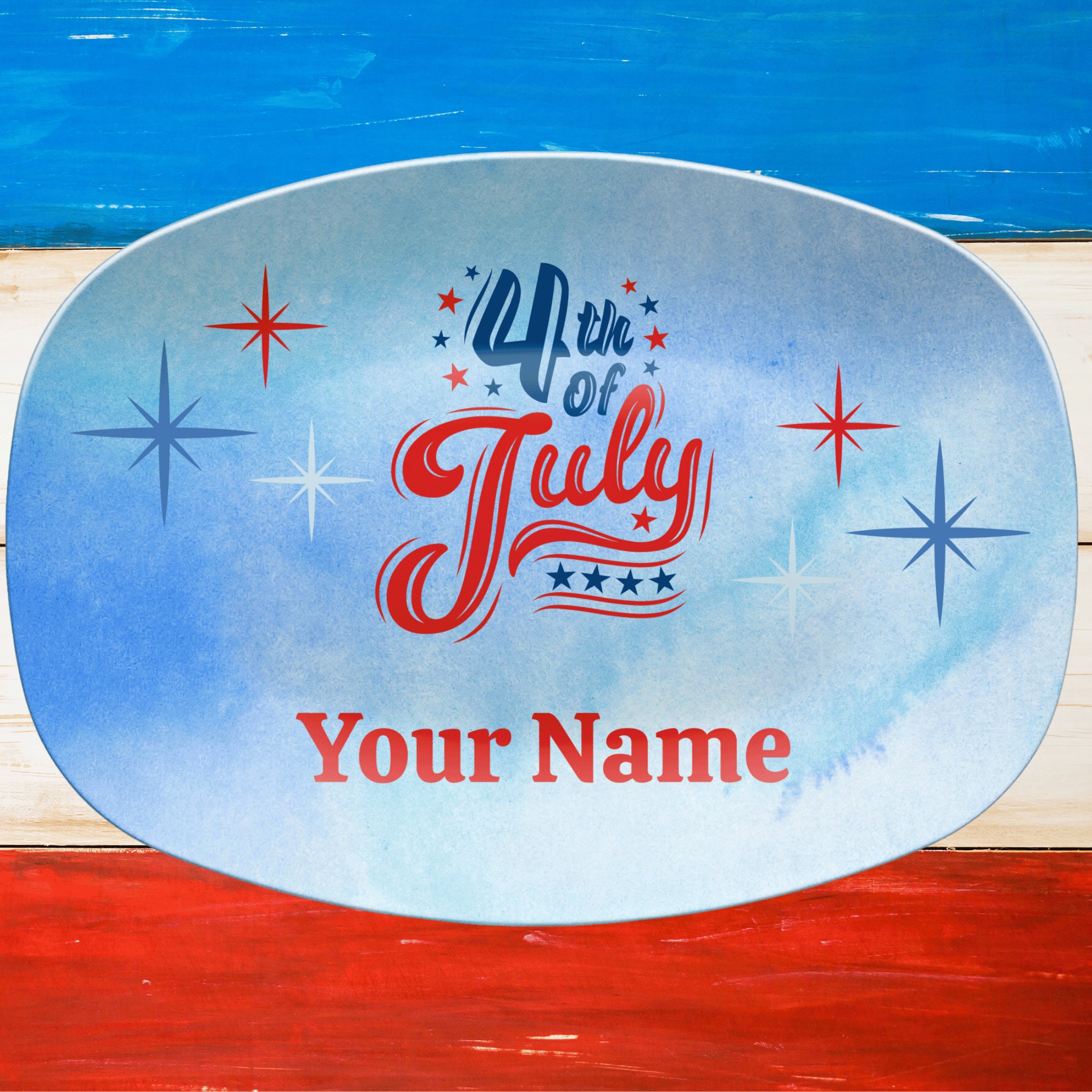 fourth of july vegetable tray