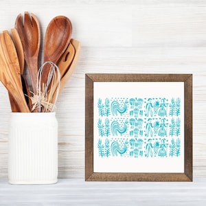 Inspired Pyrex Butterprint Framed Wall Artwork, Pyrex Collector Gift, Pyrex Kitchen Wall Art, Pyrex Butterprint Wall Art, Vintage Pyrex Art