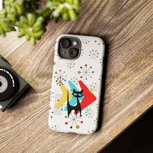 Atomic Cat Phone Case Compatible with iPhone , Atomic Cat Gift, Atomic Cat Phone Case Compatible with iPhone  11 12 13 14 15