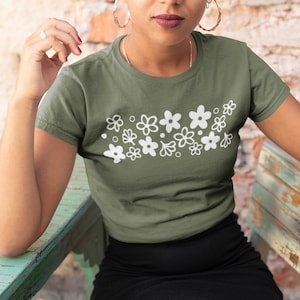 Pyrex Crazy Daisy Inspired Shirt, Pyrex Collector Shirt, Pyrex Spring Blossom Shirt, Antiquing Shirt, Vintage Pyrex Collector Gifts for Her