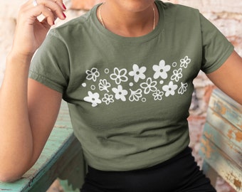 Pyrex Crazy Daisy Inspired Shirt, Pyrex Collector Shirt, Pyrex Spring Blossom Shirt, Antiquing Shirt, Vintage Pyrex Collector Gifts for Her