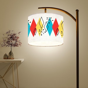 MCM Atomic Floor Lamp 1950s Style Retro Lamp for Living Room Office Bedroom Mid Century Modern Design Floor Lamp Vintage Unique Design Lamp