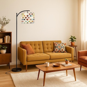 MCM Atomic Floor Lamp 1950s Style Retro Lamp for Living Room Office Bedroom Mid Century Modern Design Floor Lamp Vintage Unique Design Lamp
