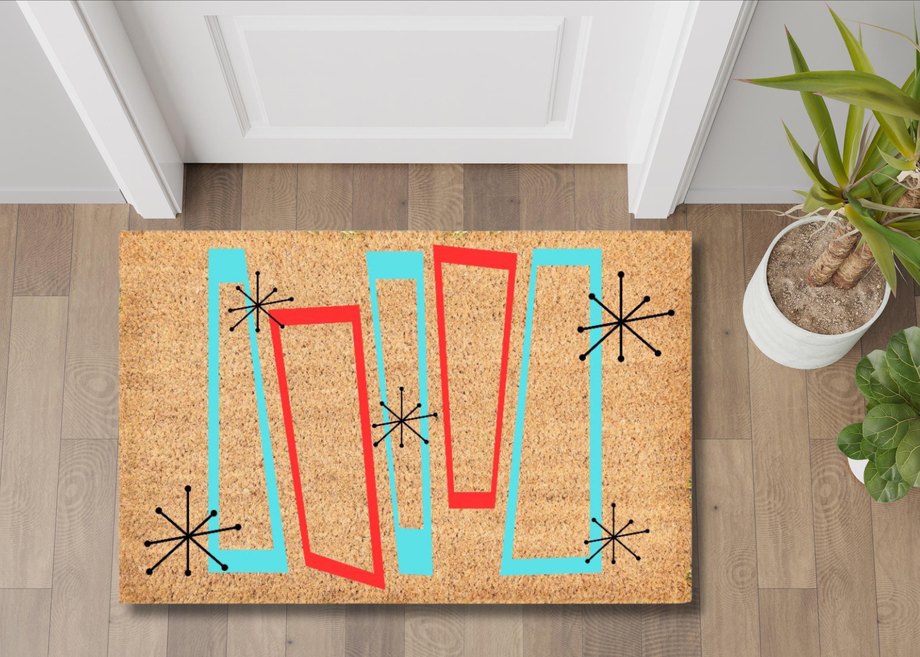 Mid Century Modern Doormat
