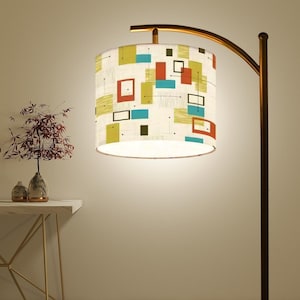MCM Atomic Floor Lamp 1950s Style Retro Lamp for Living Room Office Bedroom Mid Century Modern Design Floor Lamp Vintage Unique Design Lamp