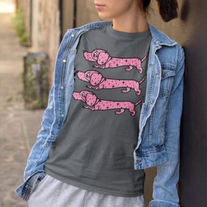 Retro Dachshund Dog Shirt Funny Wiener Dog Tee Unisex Gift for Dog Lovers Pet Inspired Design Atomic Starburst Dog T Shirt Doxie Owner Gift