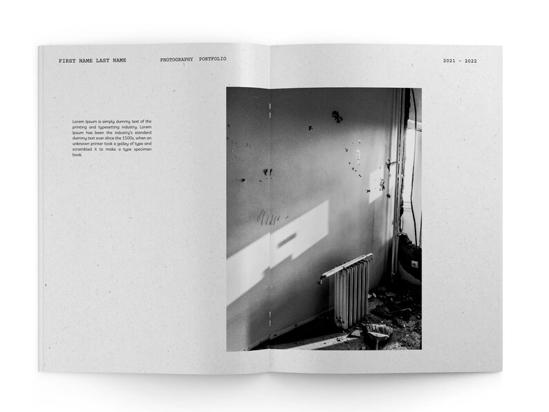 May include: Black and white photograph of a room with a radiator and a door. The room is empty and the walls are peeling. The light from the window casts shadows on the wall.