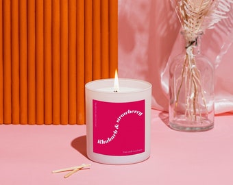 Editable candle label Canva templates | colourful candle label design & branding | Custom printable candle labels | candle care label