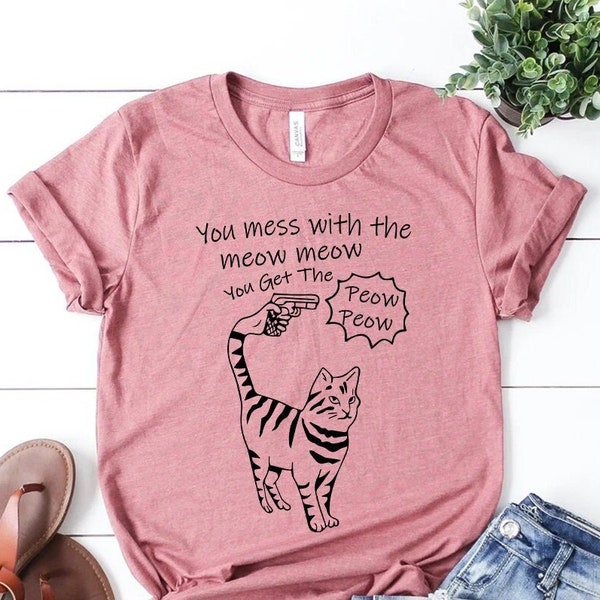 Meow T Shirt Etsy