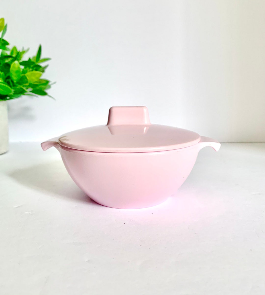 Vintage MELMAC Sugar Bowl With Lid GPL Dinnerware Hard Plastic Canadian