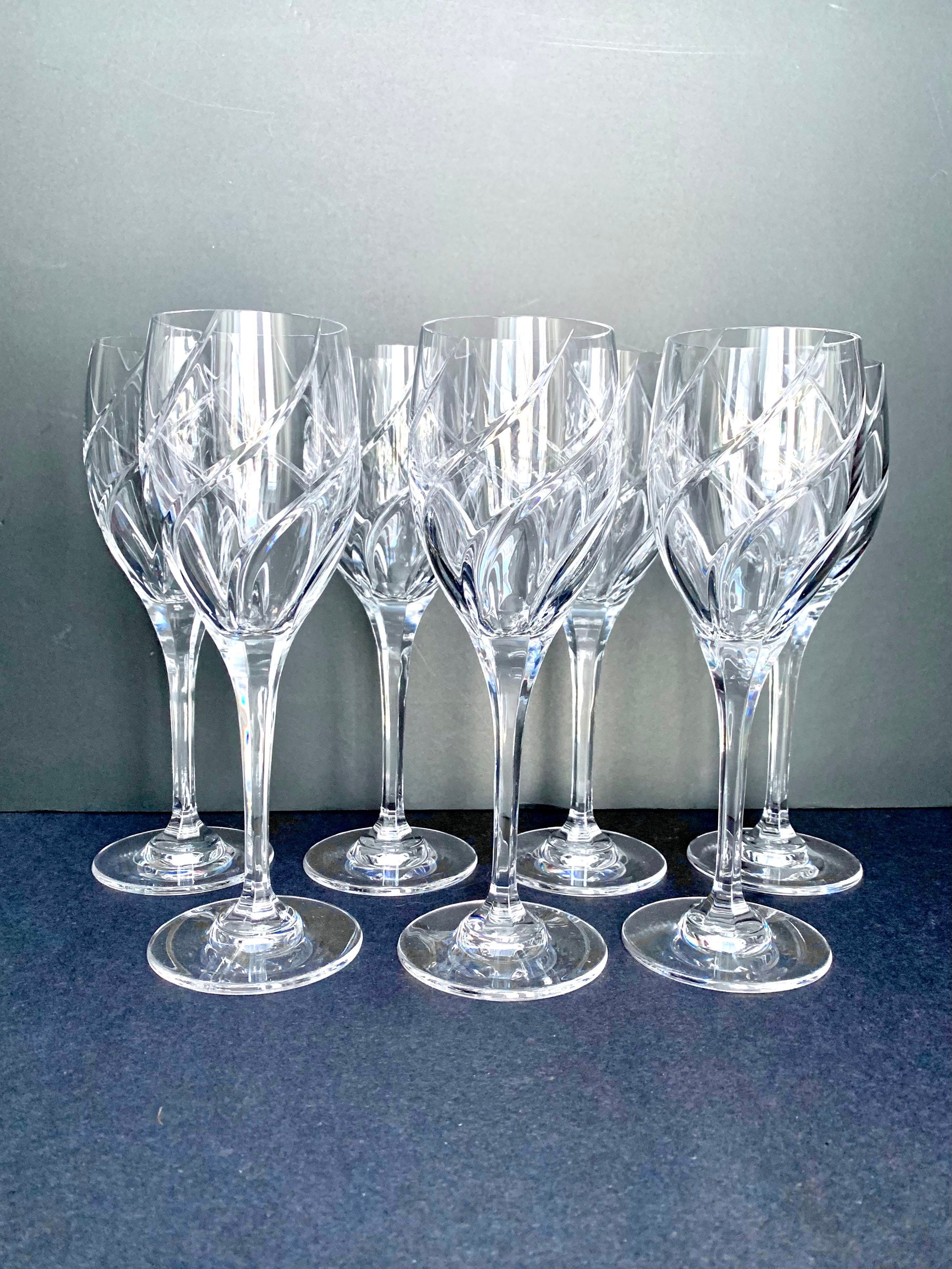 Mikasa Olympus Crystal Wine Glasses Etsy