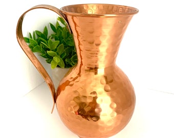 Vintage Copper Vessel Pitcher Watering Can