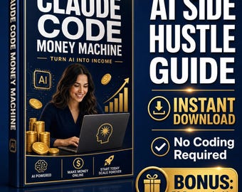 AI Side Hustle Guide PDF: Make Money Online Ebook for Beginners
