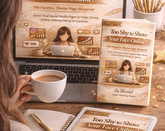 Faceless Theme Page Blueprint | Viral Content Strategy eBook (Digital Download)