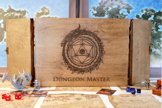 Personalized Custom Wood Dungeon Master Screen, D&D DM Screen, GM Screen, Game Master Screen, Dungeons and Dragons, DnD Gift, Handmade USA
