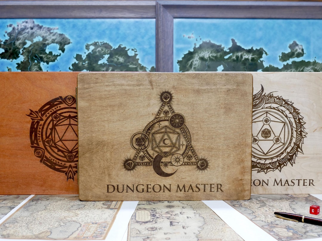 DM Screen, Custom Dungeons and Dragons Wood Dungeon Master Screen ...