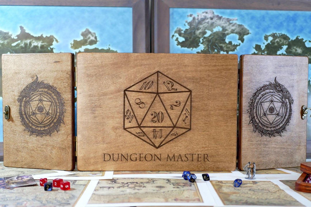 DM Screen, Custom Dungeons and Dragons Wood Dungeon Master Screen ...