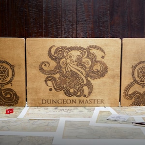 Game Master Screen, Wood Dungeon Master Screen, Nautical Dungeons and Dragons DM Screen, DND Gifts, Gifts for DM, Gifts for Dungeon Master