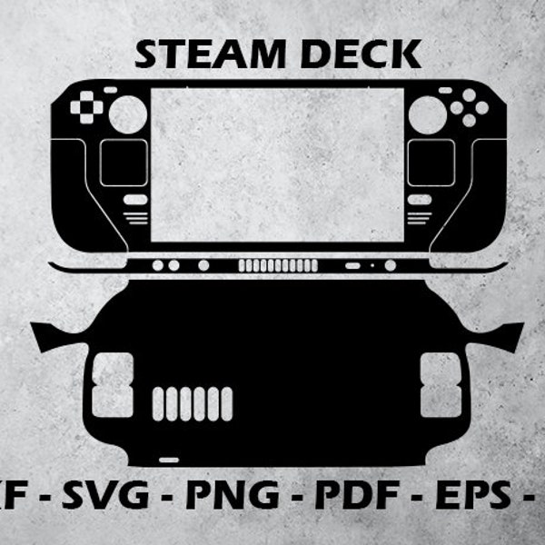 Steam Deck Skin Template Vector Etsy