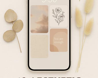 10 Aesthetic Phone Wallpapers | Digital Download | iPhone & Android