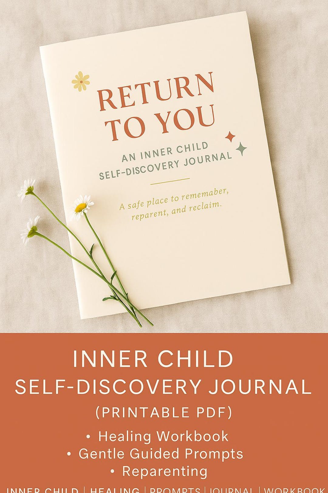 Return to You | Inner Child Self-discovery Journal (printable PDF ...