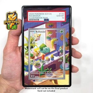Bulbizarre AR - Vitrine graduée Pokemon personnalisée
