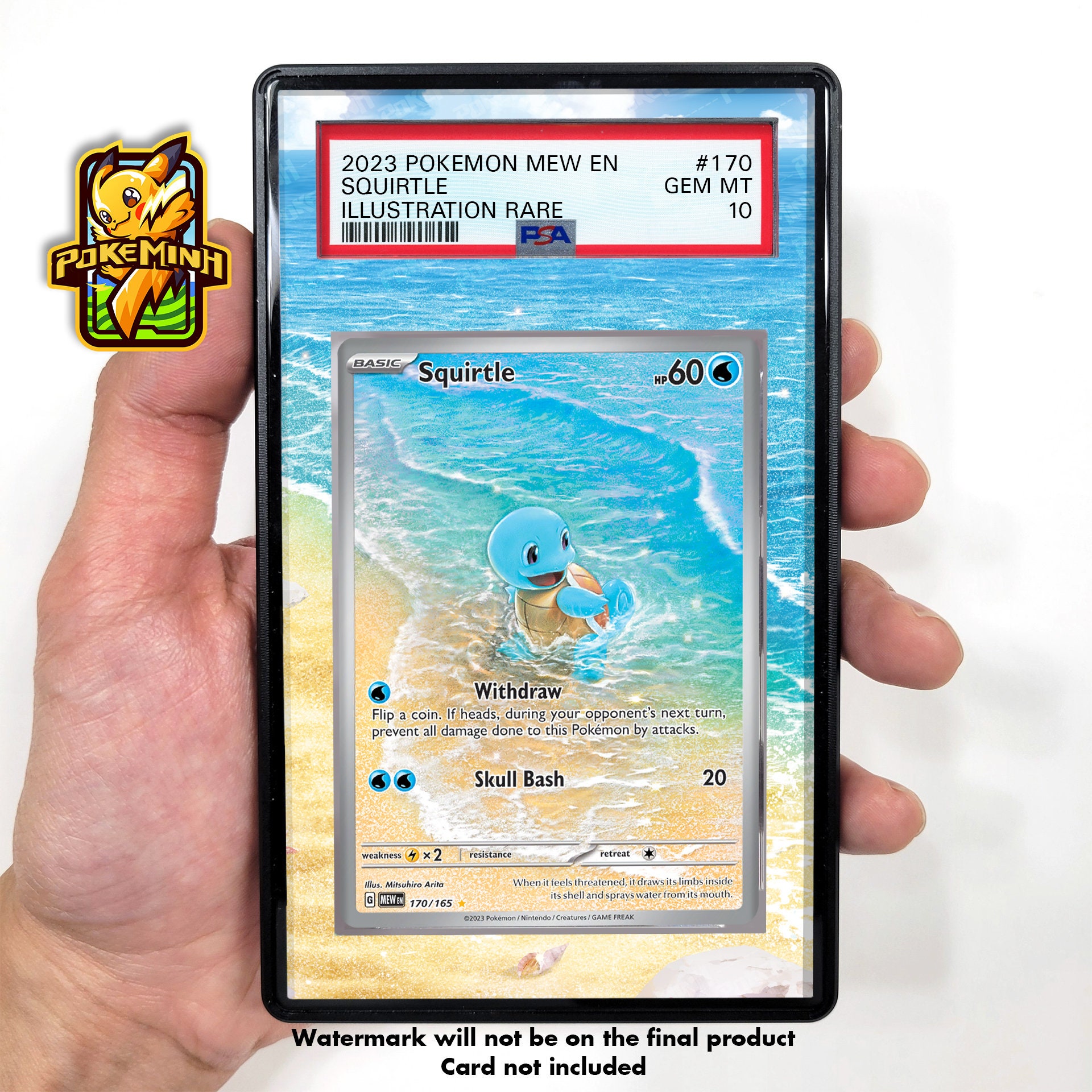 Japanese Price Guide Carta Pokemon Squirtle AR 170/165 - Serie 151 Giapponese, Rara, In Condizioni Near Mint Psyduck 175 165 - Foto 10