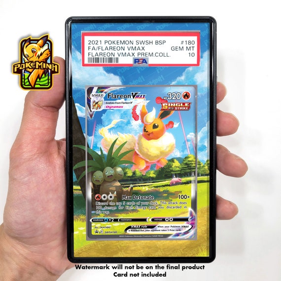 Flareon VMAX Alternate Art Custom Pokemon Graded Display Case - Etsy