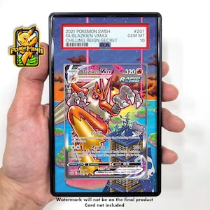 Blaziken VMAX Alternate Art - Vitrine graduée Pokemon personnalisée