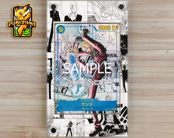 Sanji OP06-119 Manga Custom One Piece Display Case