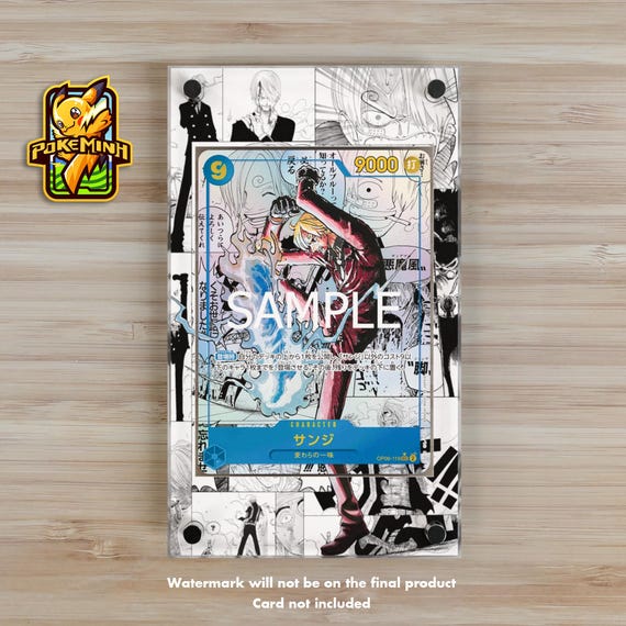 one piece card display case Acrylic for Booster Box 120 Extended Art One Piece card with our premium display cases One Piece TCG meets premium