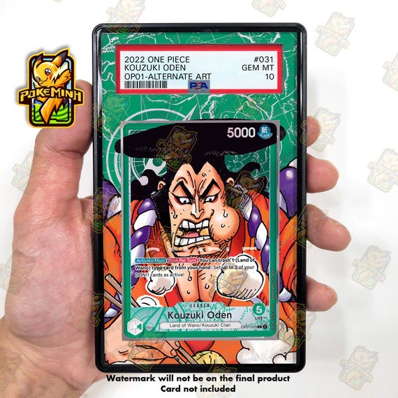 Kouzuki Oden OP01-031 Leader Alternate Art Custom One Piece Graded