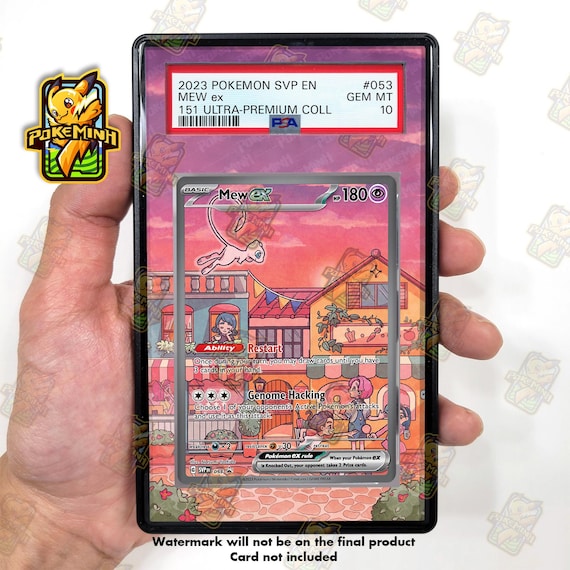 ミュウ151 EX SARカスタムポケモン鑑定済みディスプレイケース - Etsy 日本