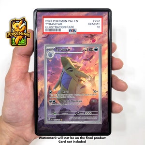 Vitrine graduée personnalisée pour Pokémon Tyranitar AR