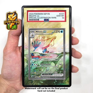 Vitrine graduée Milotic EX SAR Pokemon personnalisée