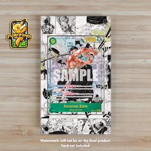 Vetrina espositiva personalizzata One Piece di Zoro Manga