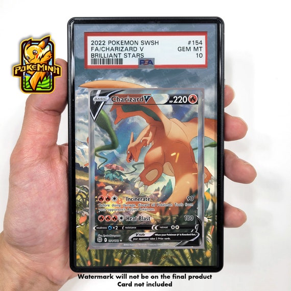 Charizard V Alternate Art Custom Pokemon Graded Display Case - Etsy